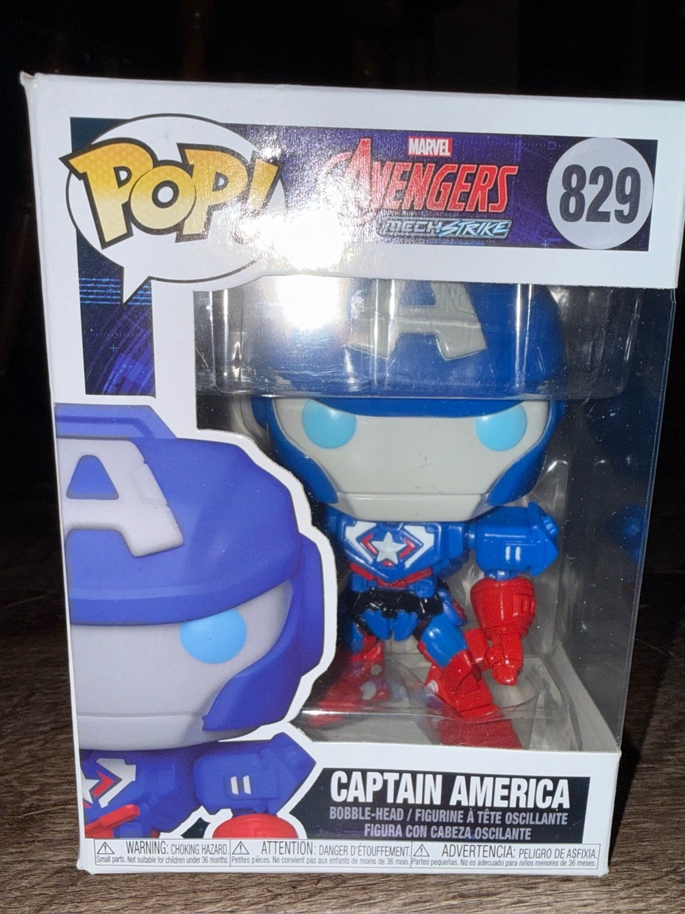 Funko Pop! Captain America Blue Red White #829